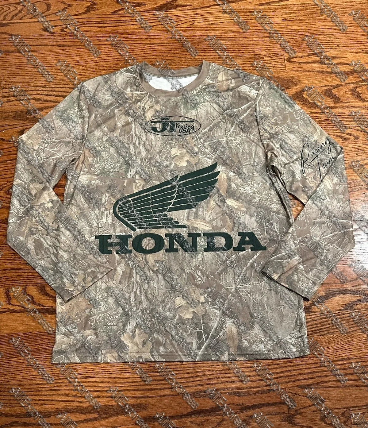 Honda JT Racing Motorcycle Camo Jersey